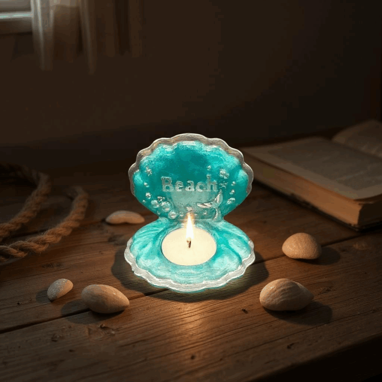 Shell Candle Holder