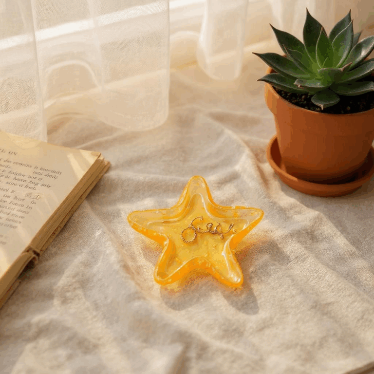 Gilded Starfish Trinket Tray