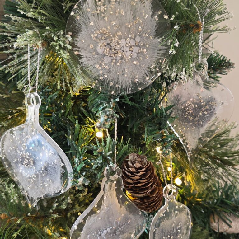 Icy Winter Ornament Set