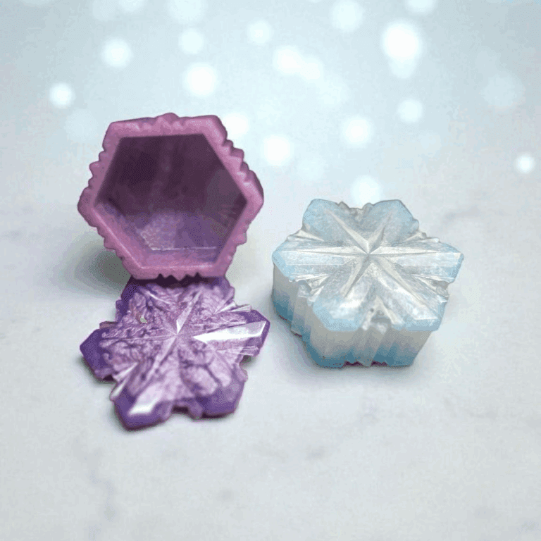 Snowflake Trinket Box Set